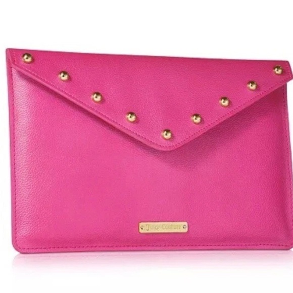 Juicy Couture Fuchsia Studded Clutch - Picture 4 of 5